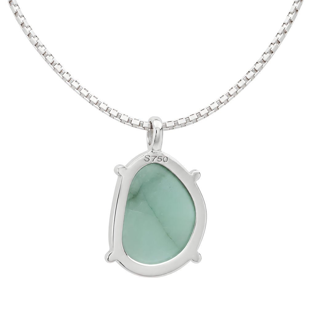 Anhänger mit Smaragd 4,52ct. in 18 Karat Weissgold
