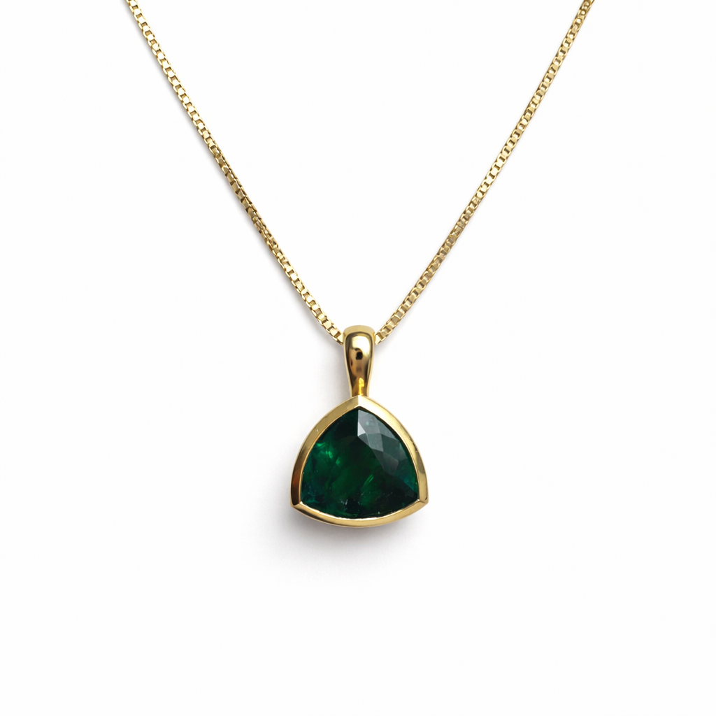 Anhänger mit Turmalin 3,24ct aus 18 Karat Gelbgold