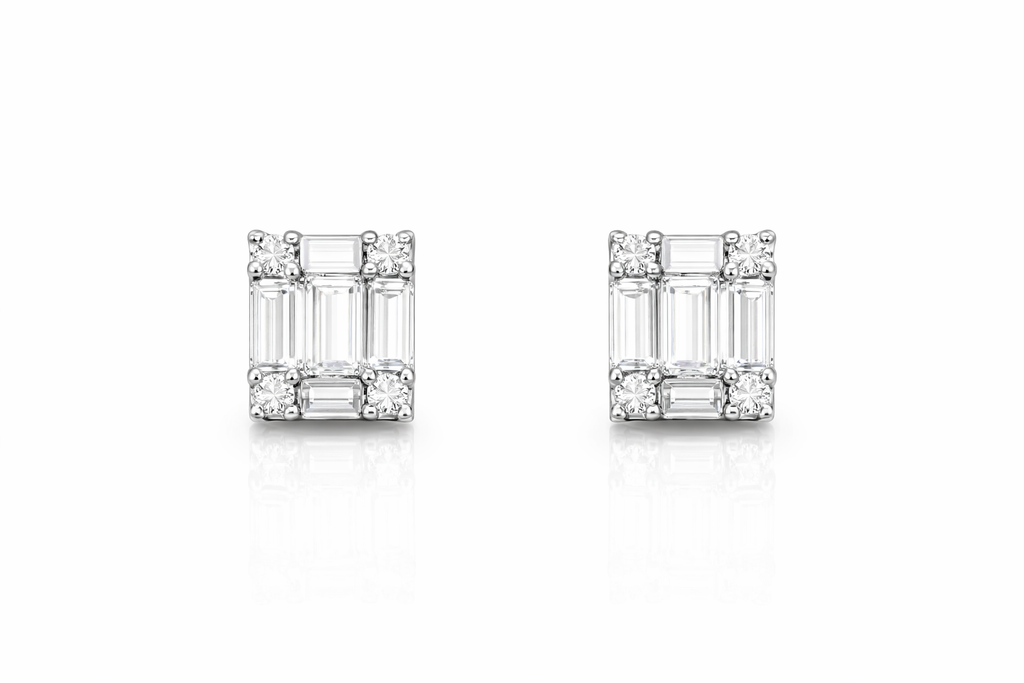 Ohrschmuck mit Brillanten 0,30 ct in 14 Karat Weißgold