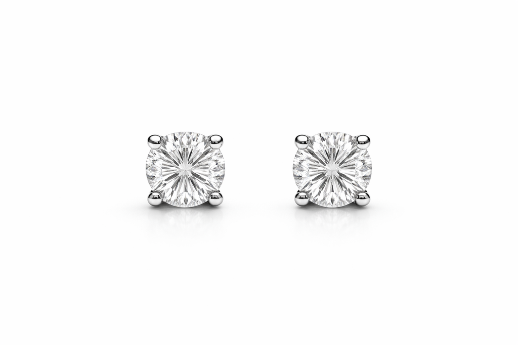 Ohrschmuck mit Brillanten 0,46 ct in 18 Karat Weißgold