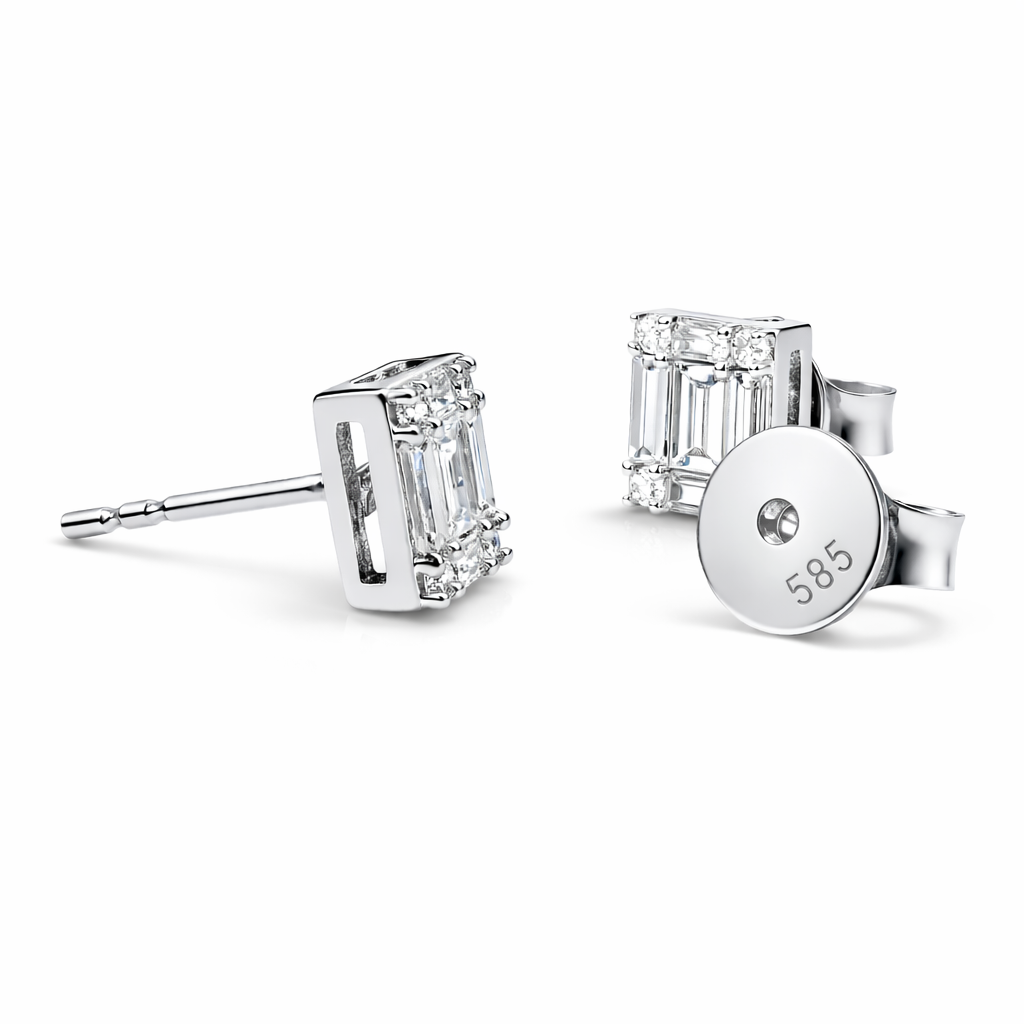 Ohrschmuck mit Brillanten 0,30 ct in 14 Karat Weißgold