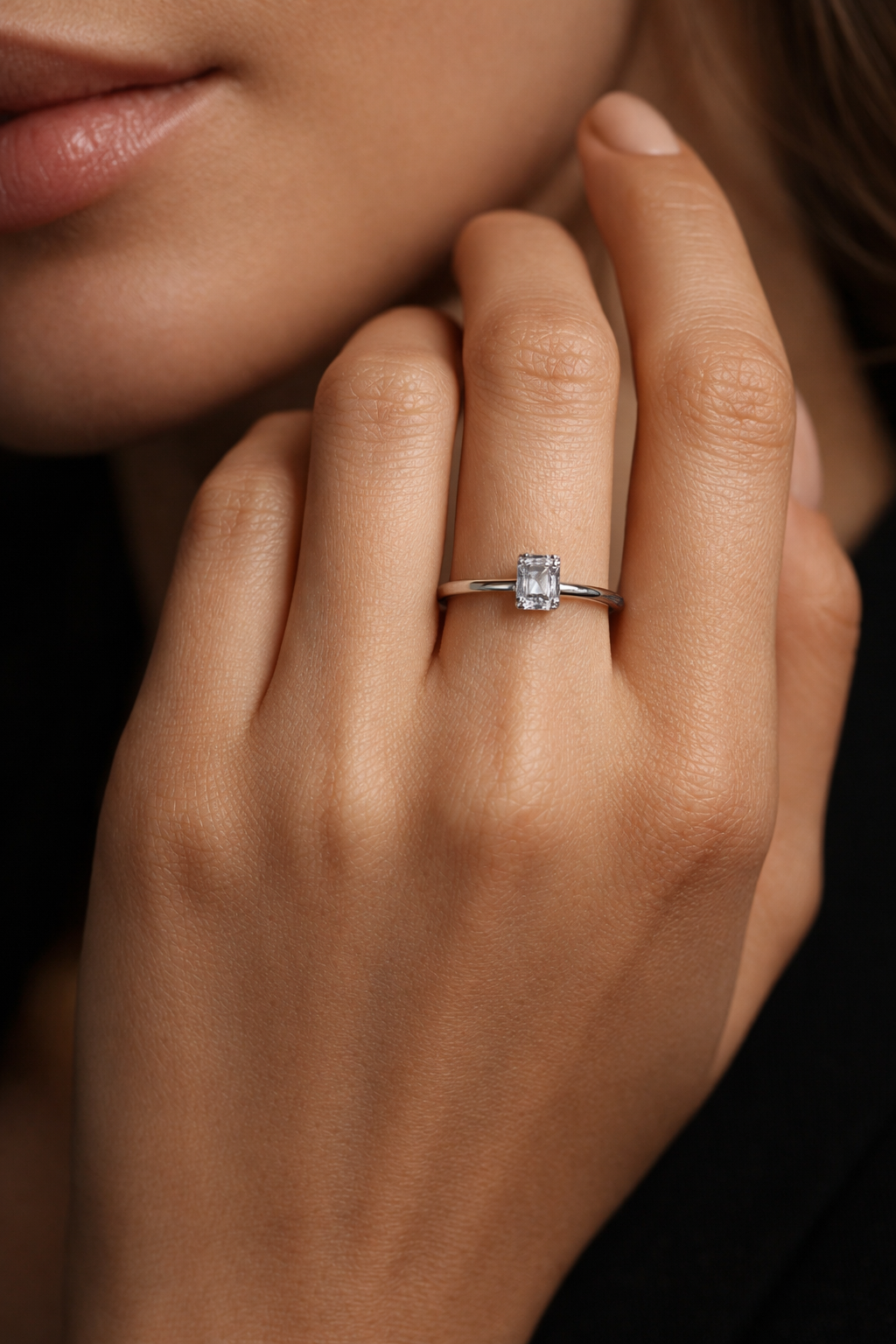 Ring mit Brillanten 0,14 ct. aus 18 Karat Weißgold