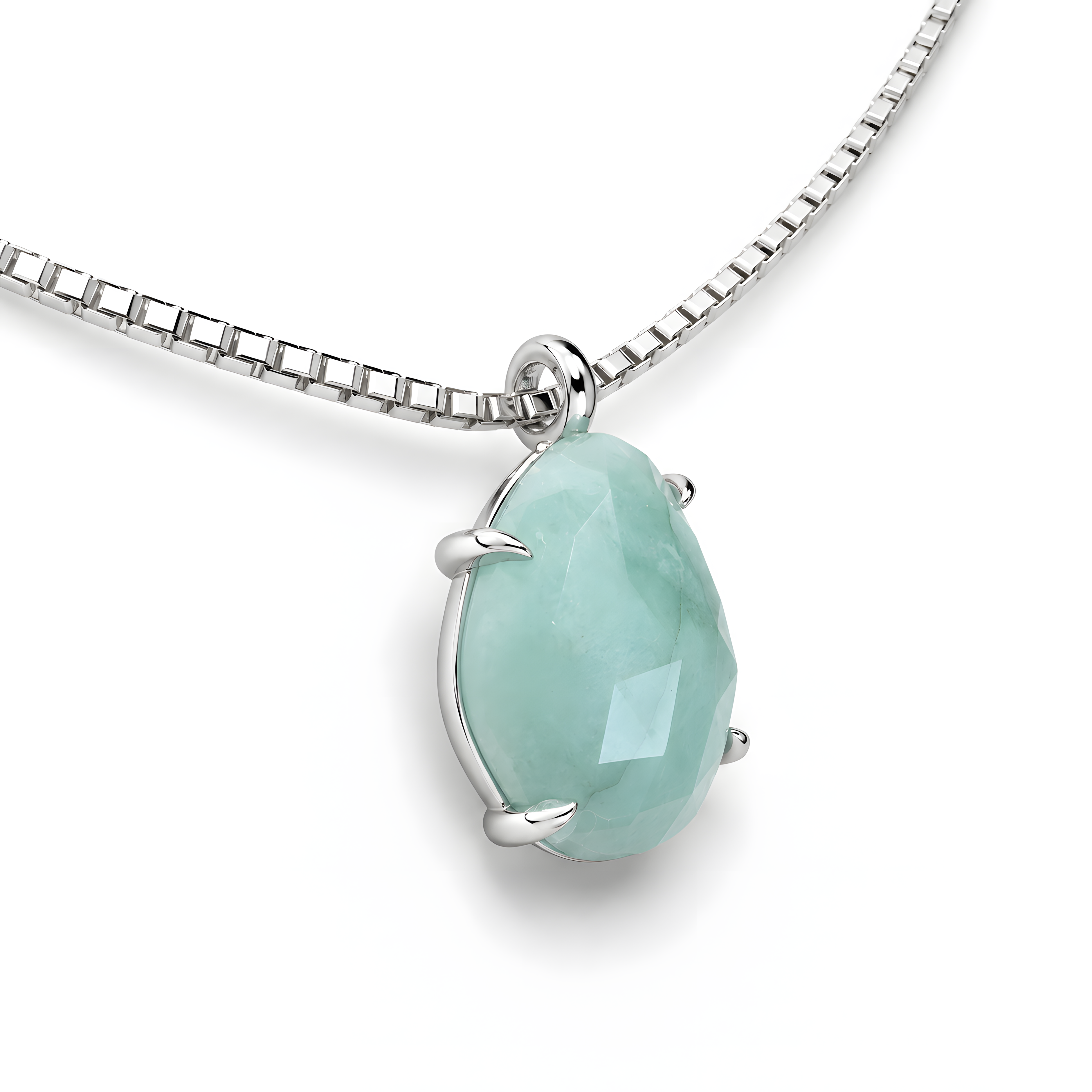 Anhänger mit Smaragd 4,52ct. in 18 Karat Weissgold