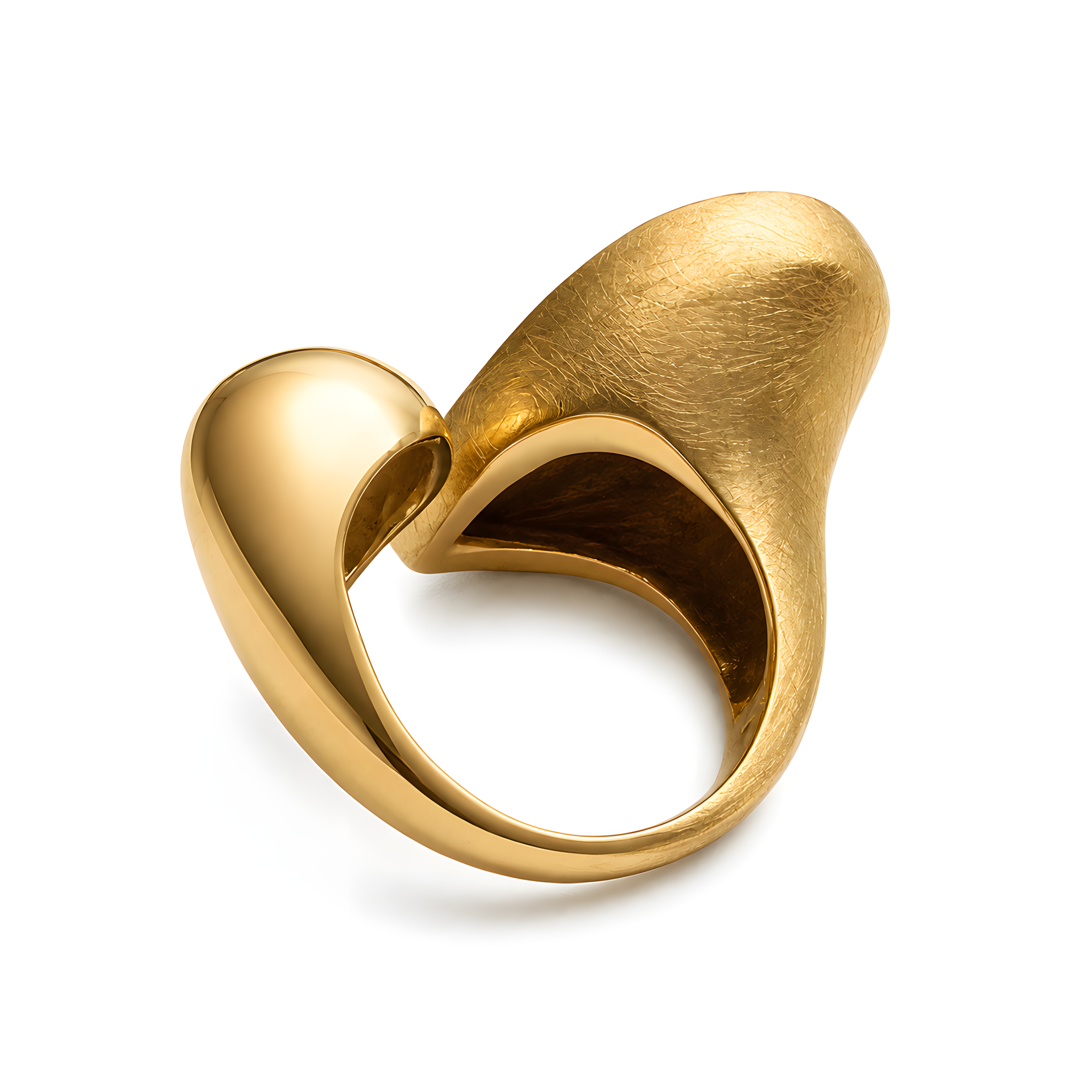 Ring mit Uwarowit in 18 Karat Gelbgold