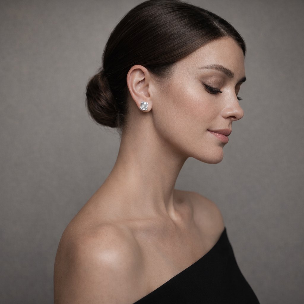Ohrschmuck mit Brillanten 0,30 ct in 14 Karat Weißgold