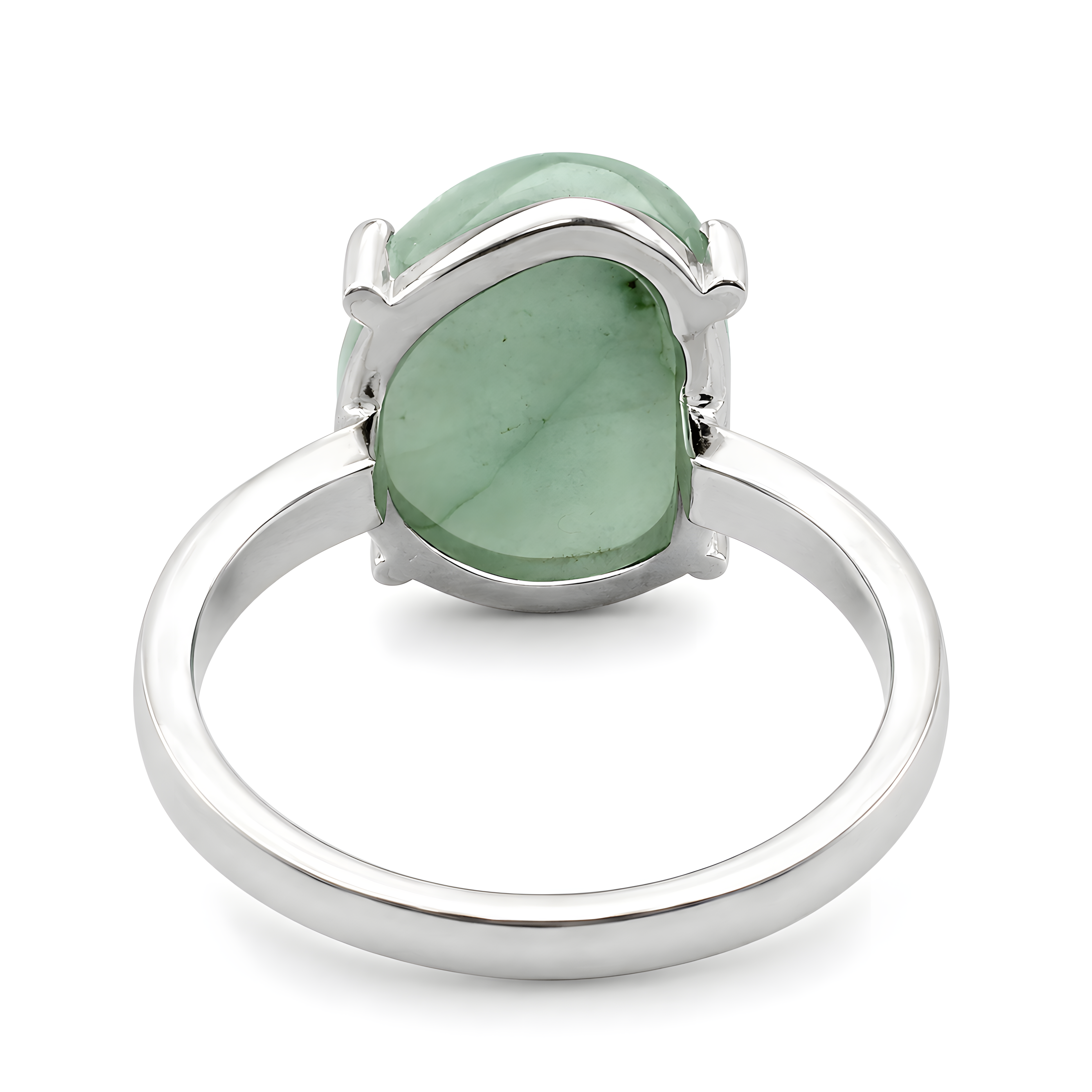 Ring mit Smaragd 5,25ct. in 18 Karat Weissgold