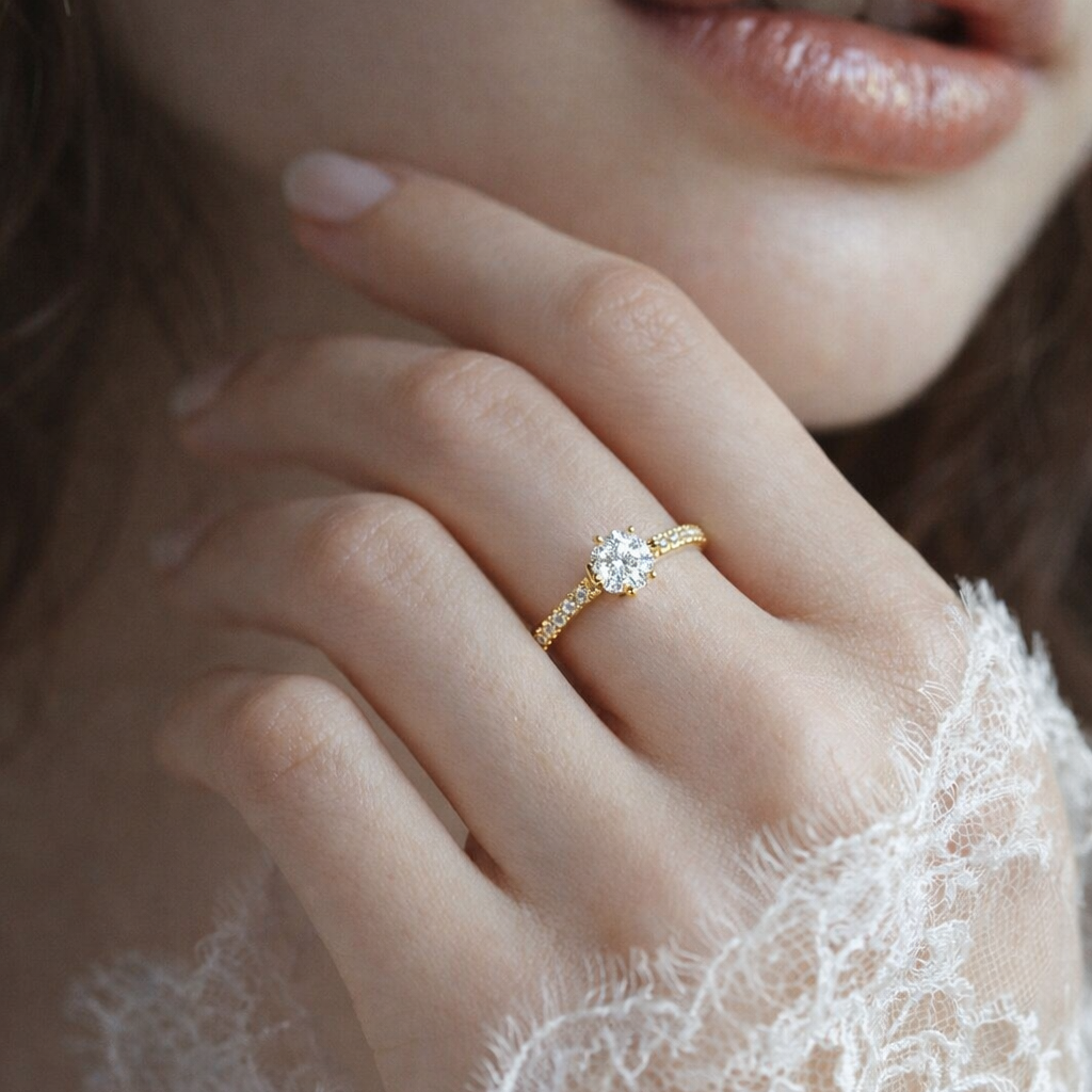 Ring mit Brillanten 0,50 ct.