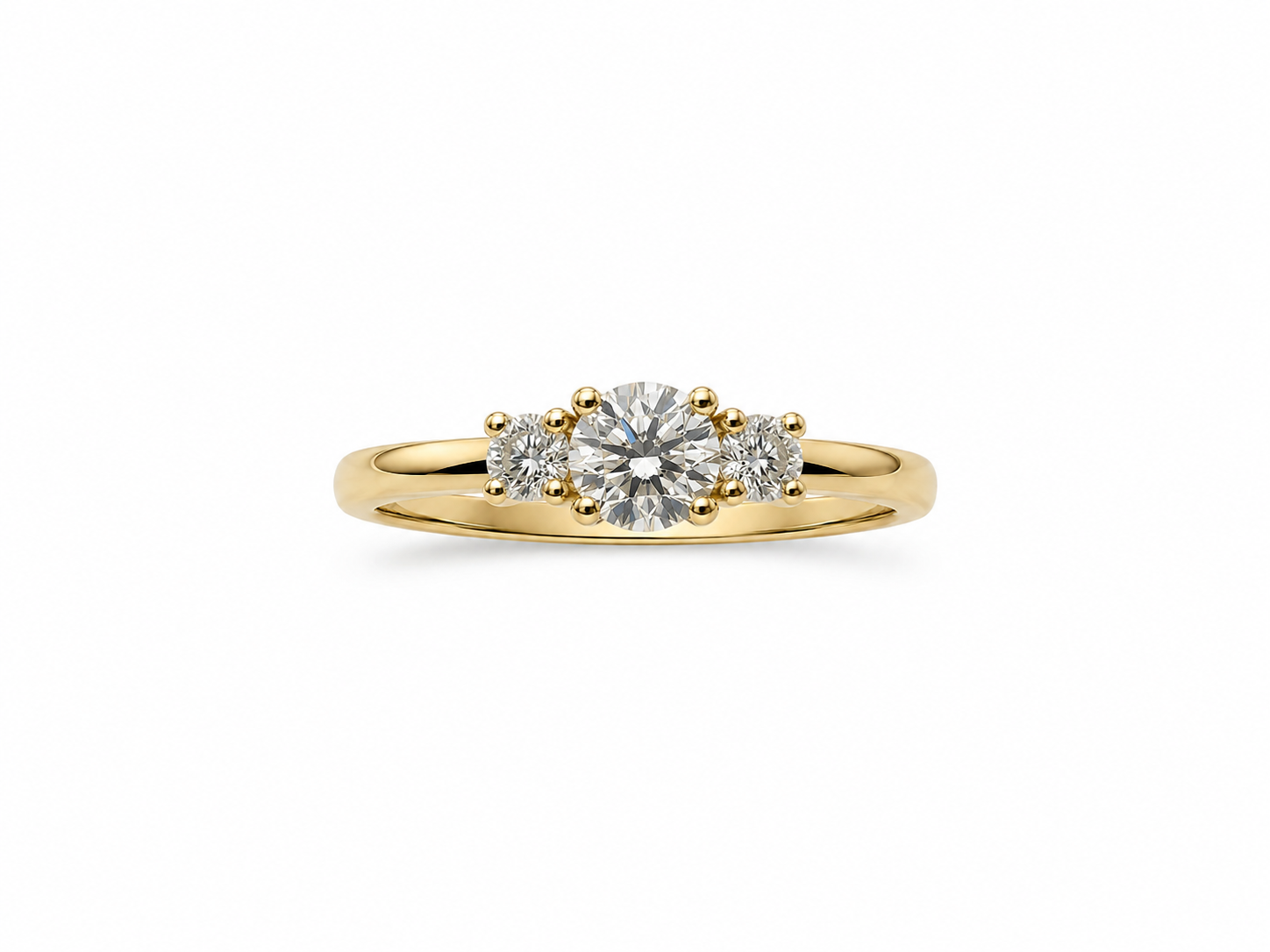 Ring mit Brillanten 0,250 ct. in 14 Karat Gelbgold