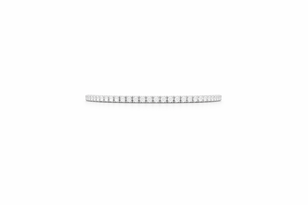 Tennisbracelet aus 18 Karat Weißgold mit 2,25 ct Brillanten