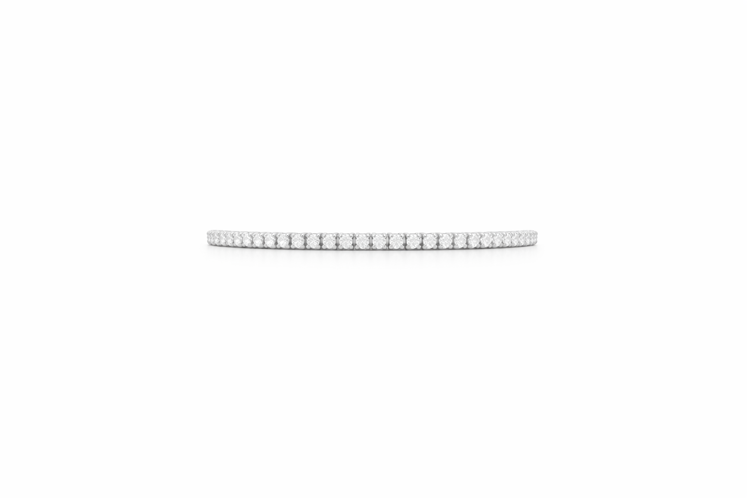 Tennisbracelet aus 18 Karat Weißgold mit 2,25 ct Brillanten