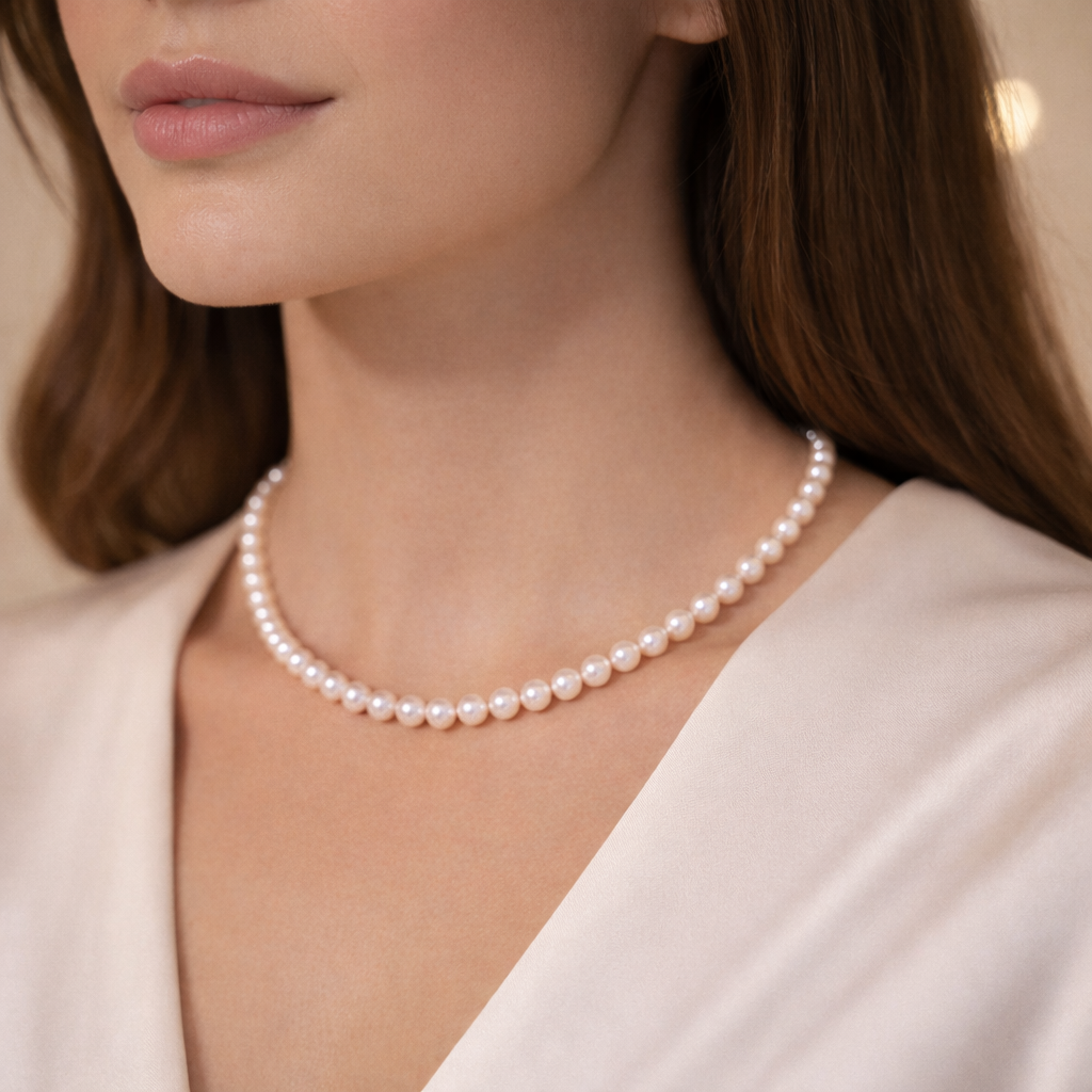 Akoyaperlencollier 5-5,5mm