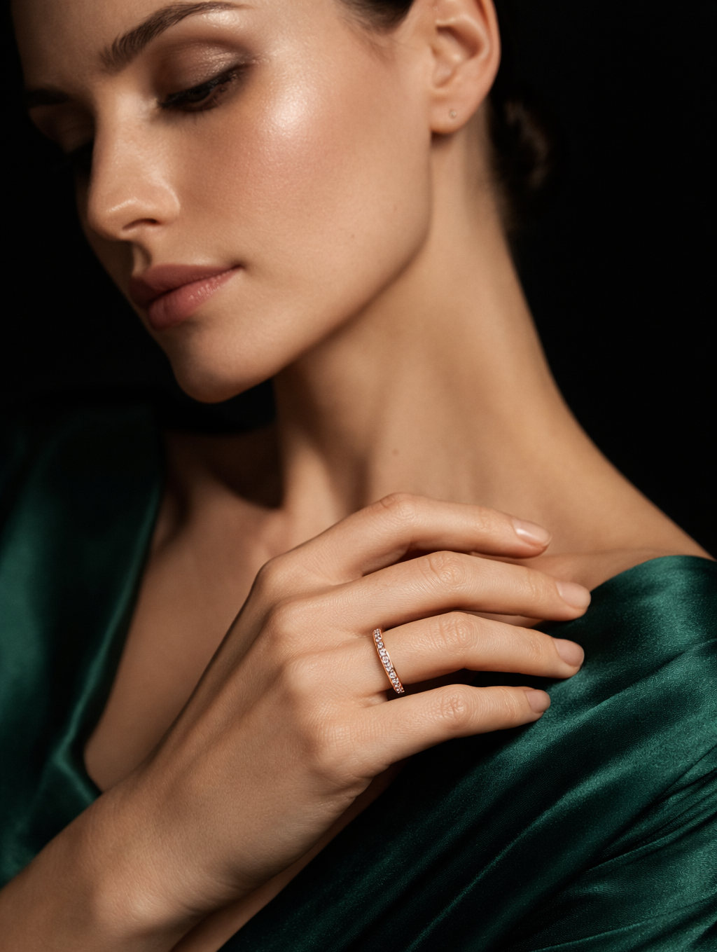 Ring Memory 0,32 ct Brillanten in 18 Karat Rotgold