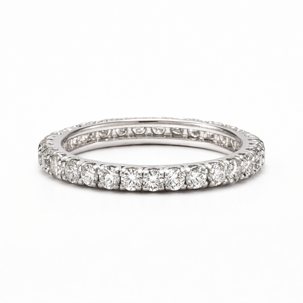 Ring Memory mit 1,45 ct Brillanten aus 18 Karat Weißgold