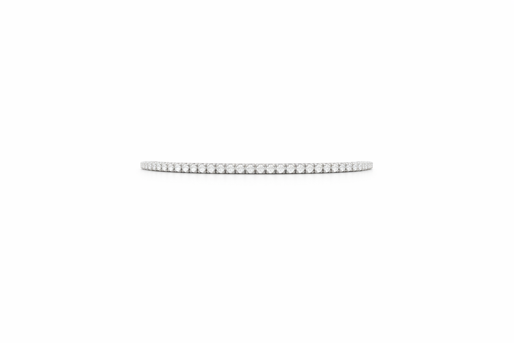Tennisbracelet aus 18 Karat Weißgold mit 1,7 ct Brillanten