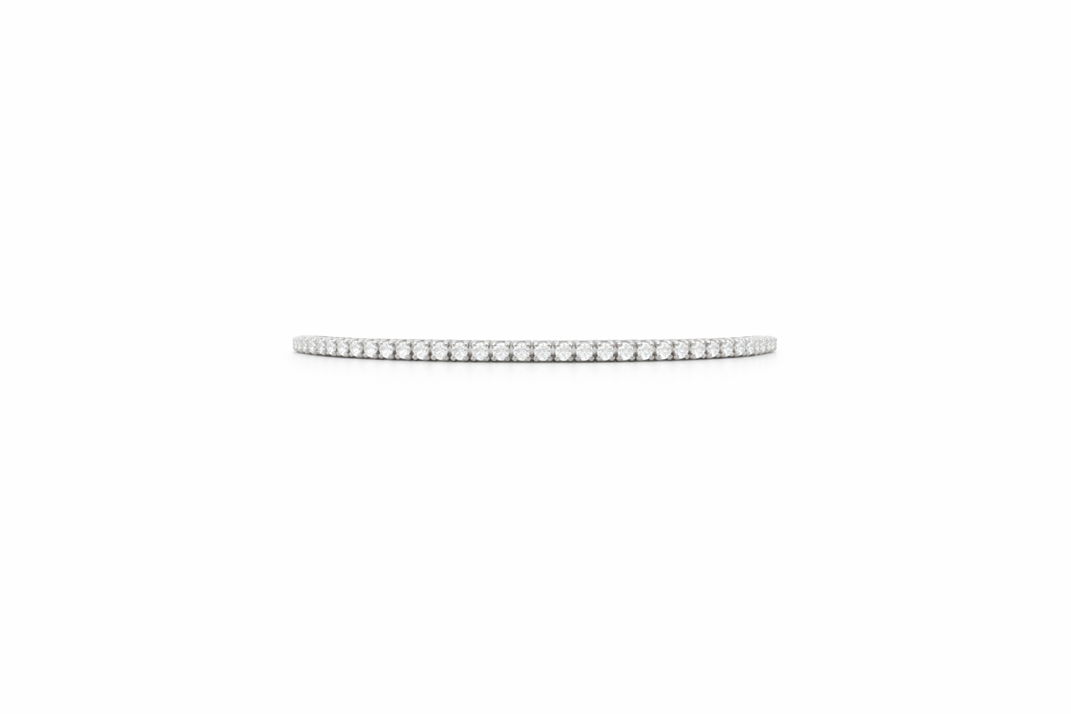 Tennisbracelet aus 18 Karat Weißgold mit 1,7 ct Brillanten