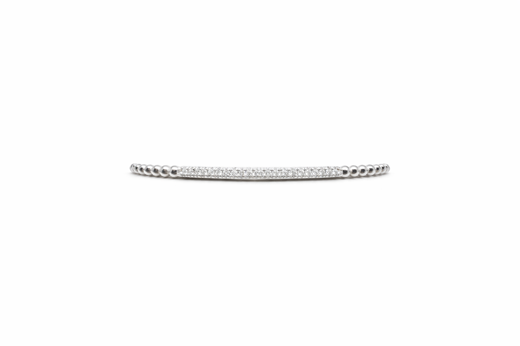 Armspange in 18 Karat Weißgold mit Brillanten 0,20 ct