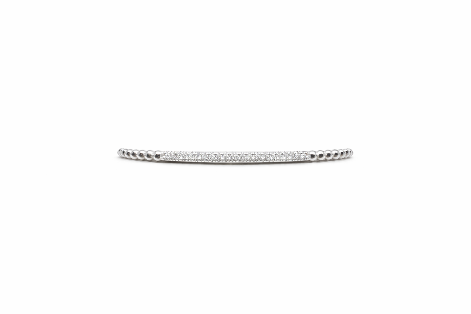 Armspange in 18 Karat Weißgold mit Brillanten 0,20 ct