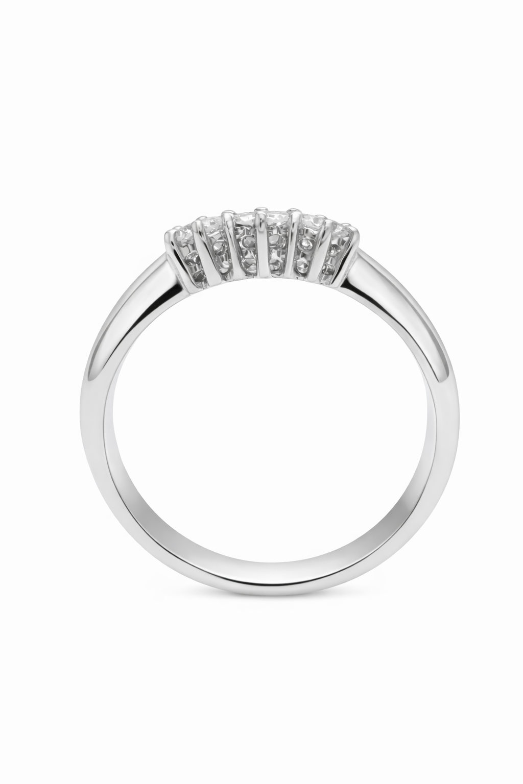 Ring mit Brillanten 0,38 ct. in 18 Karat Weißgold