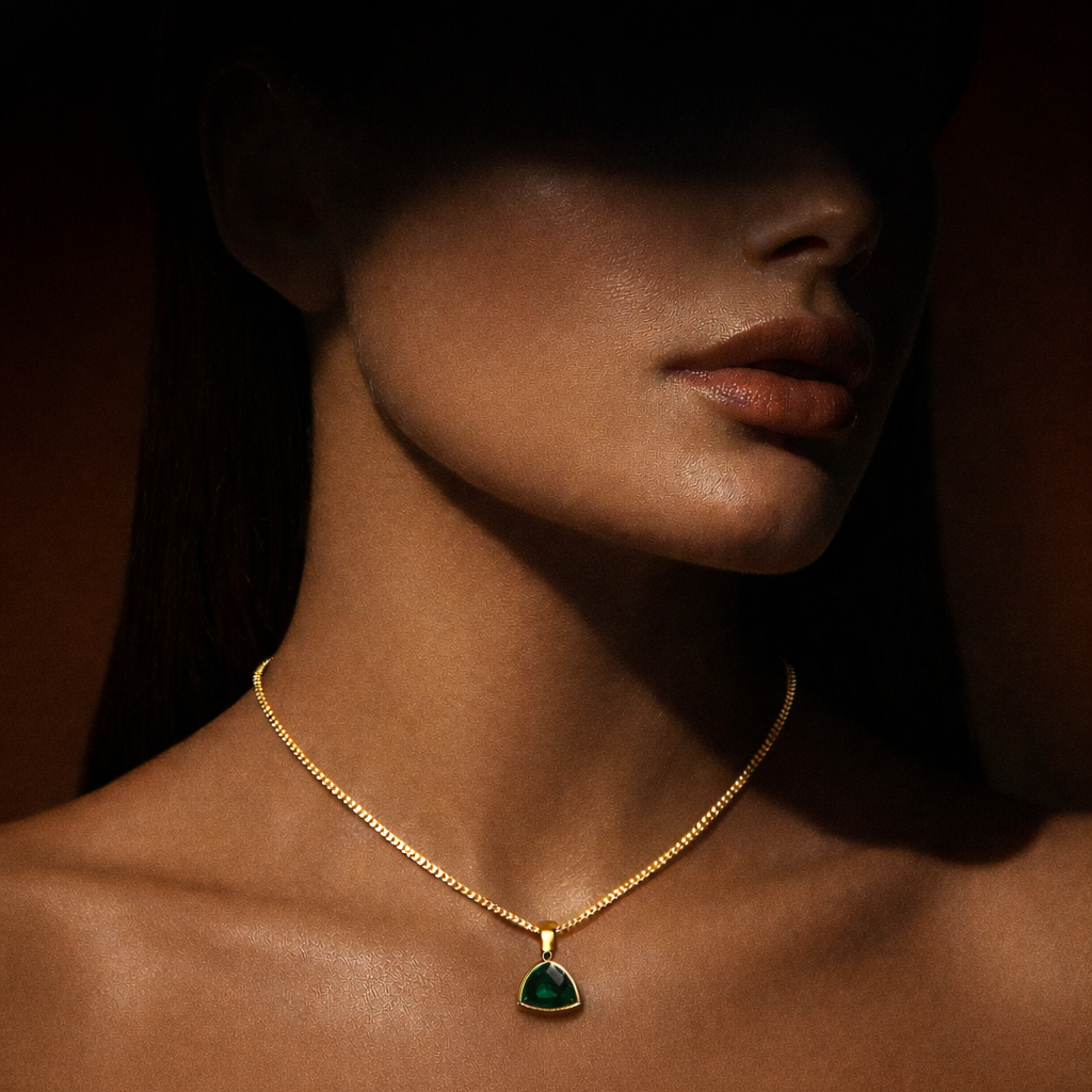 Anhänger mit Turmalin 3,24ct aus 18 Karat Gelbgold
