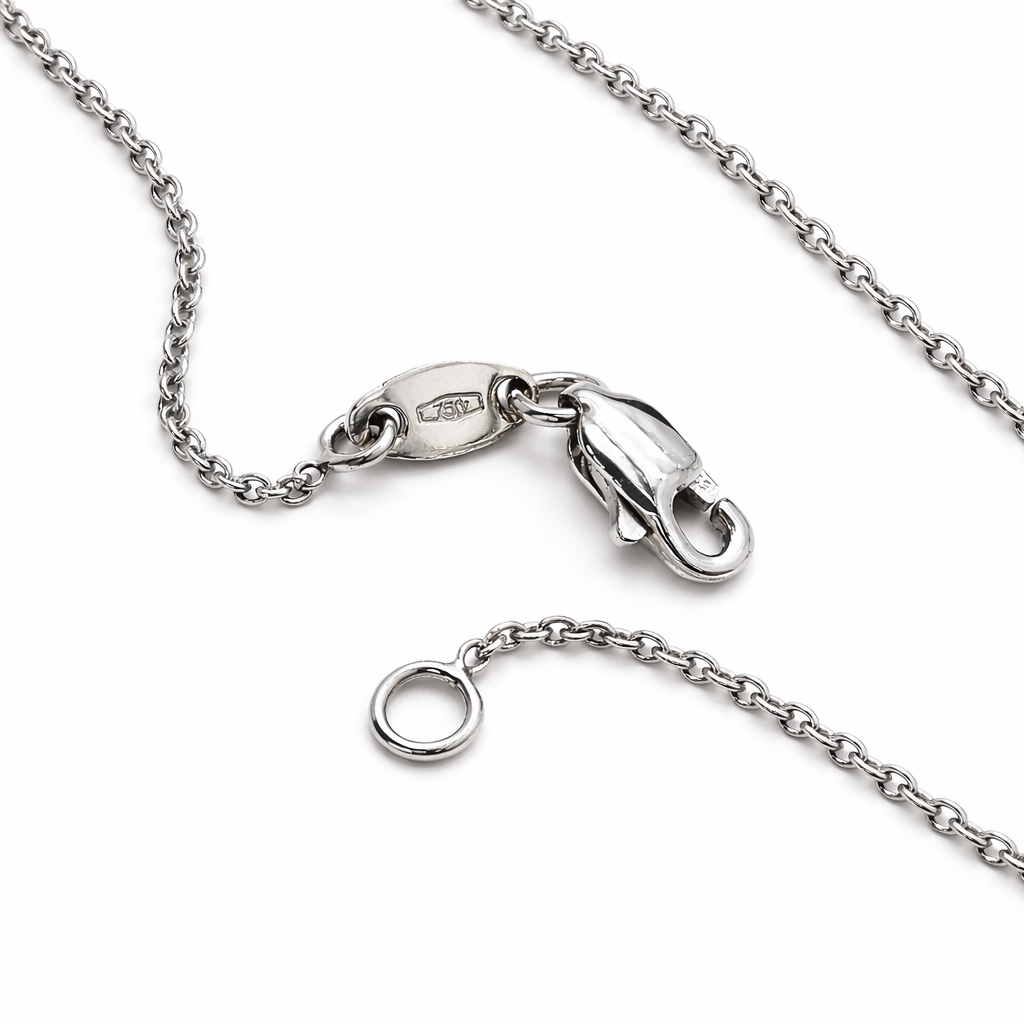 Armband mit Brillant 0,12 ct in 18 Karat Weißgold